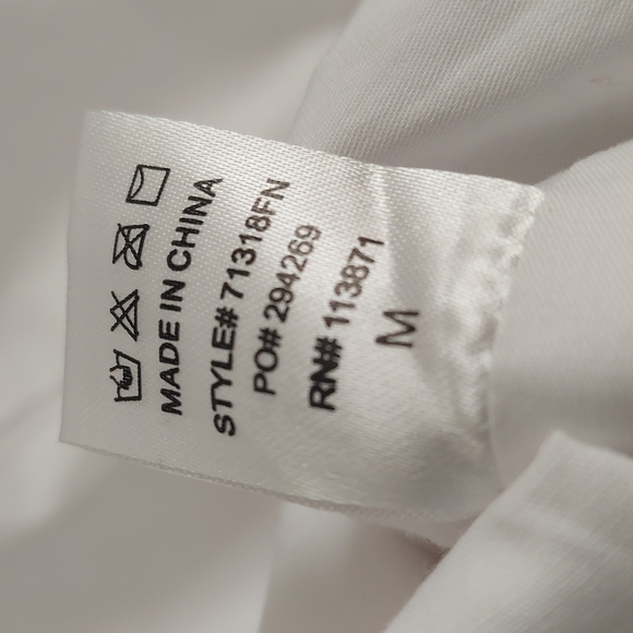 Fashion Nova Must Have Puff Sleeve Mini Dress Size Medium White NWT - Picture 14 of 16